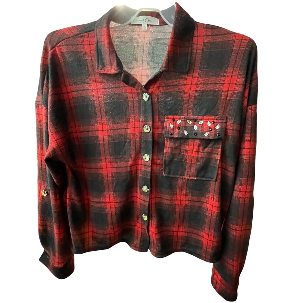Eden & Olivia button down shirt size L - Picture 11 of 13